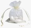 200 pc's witte organza -tassen cadeauzakje bruiloft gunst tas 9x12cm of ivoor 286H