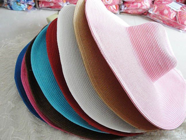 Hawaii Beach Cap Wide Large Floppy Brim Summer Beach Sun Straw Beach Derby Hat Cap Packable Flexible Sun hat Holiday hat