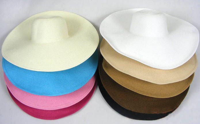 Gorra de playa hawaiana, ala ancha y grande, sombrero de playa de verano, sombrero Derby de paja para el sol, sombrero flexible plegable para el sol, sombrero de vacaciones