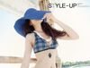 Hawaii Hot Fashion Women's Foldable Wide Large Brim Floppy Summer Beach Sun Straw Hat Cap Free Shipping