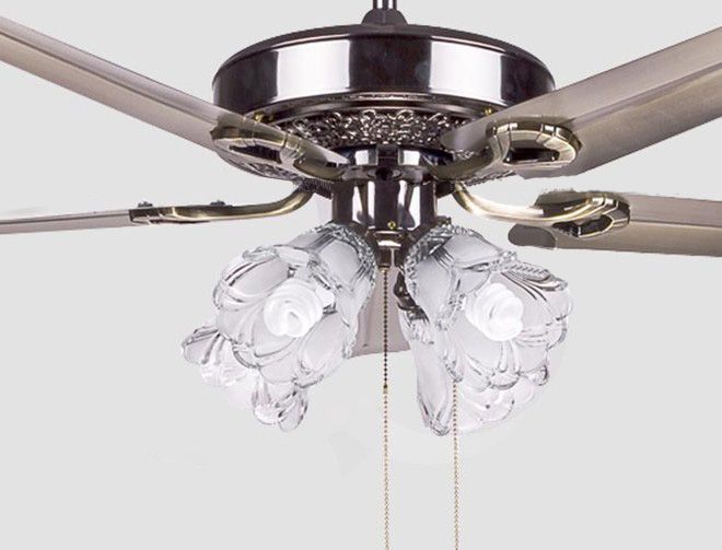 Modern Minimalist Fashion Electric Fans Pendant Light Chandelier