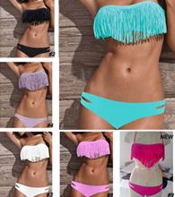 Sexy Women Bikinis mix order swimwear more than 10 styles for choose Fringe rivert padded Push-up Summer Promotion