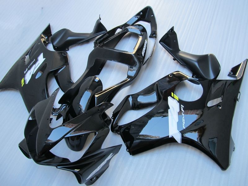 Allt svart karosseri för Honda Fairing Kit CBR600F4I 01 02 03 CBR600 F4I 01 02 03 CBR 600 2001 2002 2003