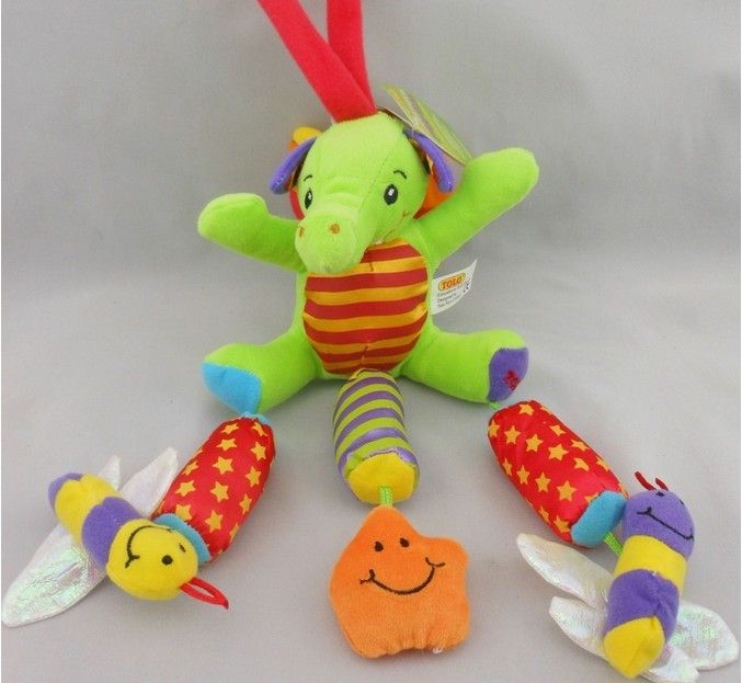 2020 TOLO Educational Soft Toy Dinosaur Sneezy Wind Chimes