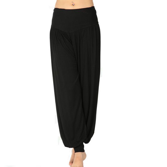 S5Q Women Lady Harem Yoga Cotton Comfy Long Pants Belly Dance Boho Wide ...