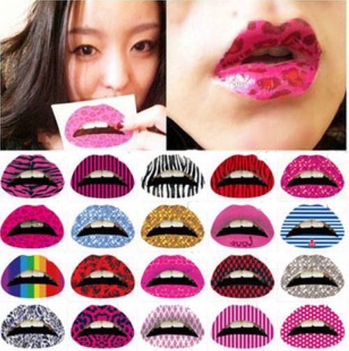 New Fashion Makeup Lip Temporary Tattoo Sticker Cosmetic Instant New Fashion Makeup Lip Temporary Tattoo Sticker 172948303html