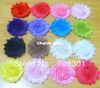 2,5 "Shabby Flower Chiffon Flower Flowers 200PCS / Lot 13 Färger Instock gratis frakt