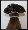 Vente en gros - 16 "- 26" Extension de cheveux humains à pointe plate Kératine # 4 brun moyen, 1g / s 100g / set