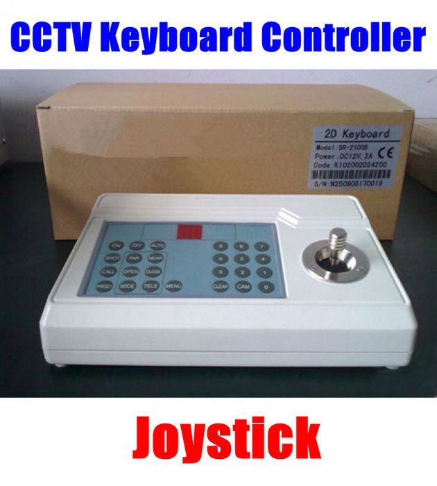 PELCO D RS485 Mini CCTV Keyboard Controller Joystick For Surveillance