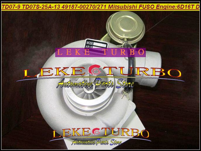 TD07-9 TD07S-25A-13 49187-00271 49187-00270 ME073935 Turbo Turbocompressor Para Mitsubishi FUSO FM657 Caminhão 6.0L 1998- 6D16T 6D16 D