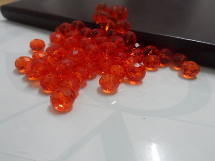 Free ship!10mm orange crystals round glass loose Beads fashion DIY jewelry finding