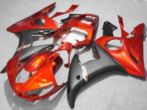 Kit de carenagem laranja preto PARA Yamaha YZF R6 2003 2004 2005 YZF-R6 03 04 05 YZFR6 600 03-05