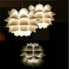 DIY Modern Lotus Plastic Pendant Lamp/ Living Room Suspension Hanging Light Bedroom Small size Plastic Corrider Balcony Pendant Lamp