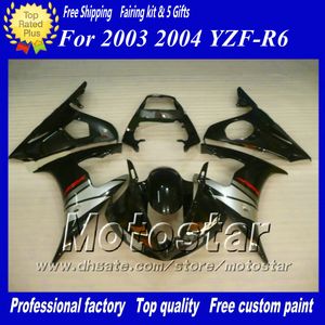 5ギフトハイグレードレーシングフェアリングキット2003 2004 YZF-R6 03 04 YZFR6 YZF R6 YZF600カスタムフェアリングボディキットZS49