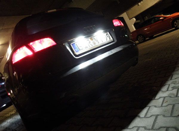 Compre 2x Led Luz De La Matr 237 Cula Para Audi A3 A4 B7 B6 A6