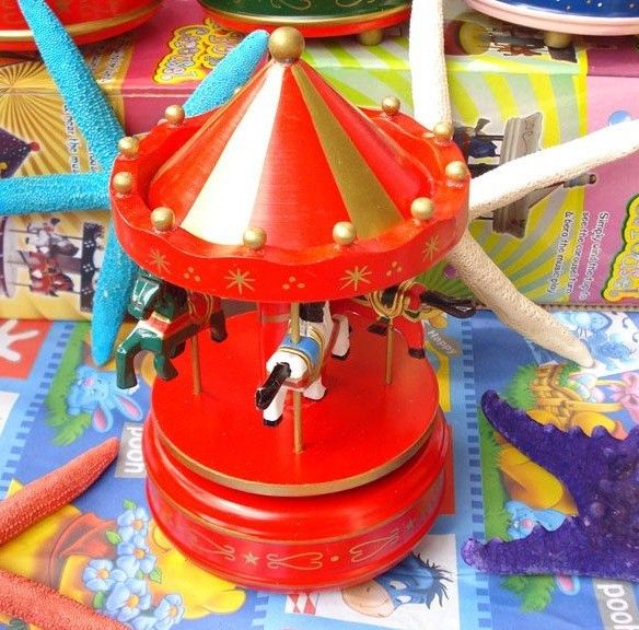 Carousel merry christmas go round music animated rotating decor horse circus xmas light usd multicolor settings shown advanced designed access New Carousel Music Box Wooden/Merry Go Round /Wooden Christmas Gift Hot Sale Home Decor Item