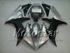 Matte Black Silver Bodywork Fairings för YZF R1 2002 2003 YZFR1 02 03 YZF-R1 Full Fairing Kit + 7 Presenter