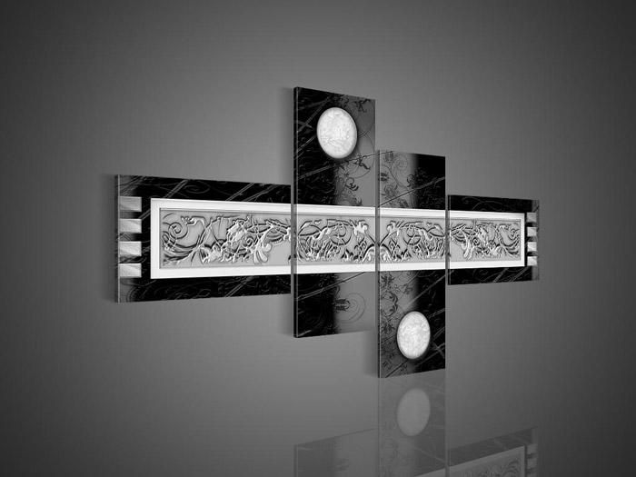 4 Piece Wall Art 2017 wall art modern abstract fantasia black gray oil painting on 4 Piece Wall Art 2017 wall art modern abstract fantasia black gray oil painting on
