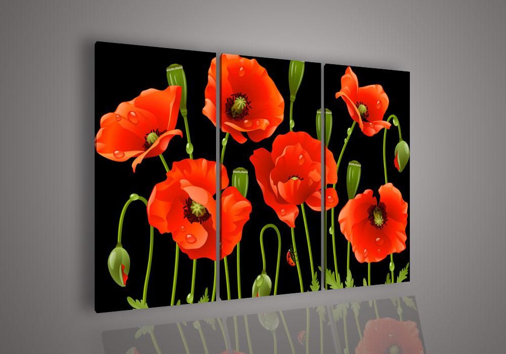 2018 wall art no framed modern abstract acrylic flower red 2018 wall art no framed modern abstract acrylic flower red