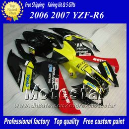 7 Gifts racing fairing kit for YAMAHA 2006 2007 YZF-R6 06 07 YZF R6 YZFR600 mix Colour custom Fairings set