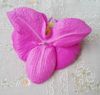 Silk Orchid Flower Heads 48 st Söt 910 cm fjäril Phalaenopsis Moth Orchids Artificial Fabric Flowers for DIY Bride Bouquet Jew8229767