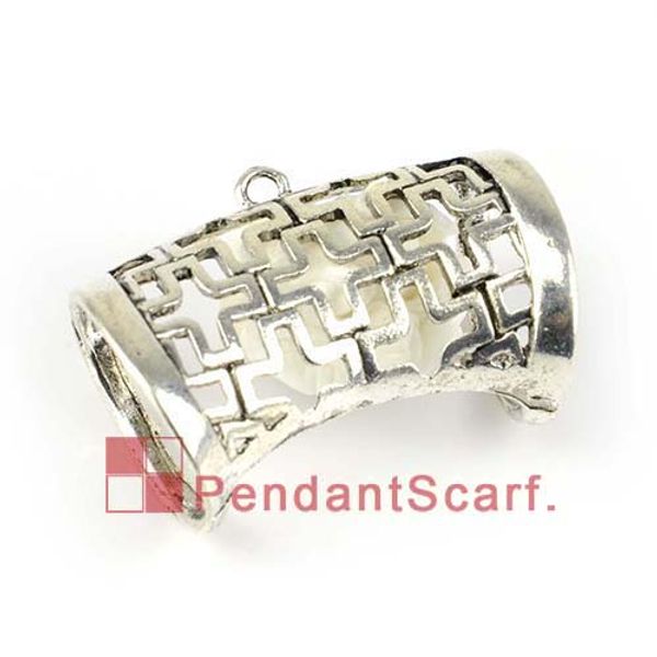 

12 шт. / лот, супер мода DIY ювелирные изделия ожерелье шарф аксессуары сплава цинка выдалбливают чистый слайд Холдинг трубки поручительства, бесплатная доставка, AC0199