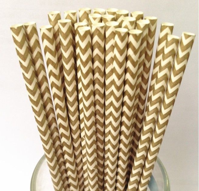 New Arrival Mixed Chevron patterns Striped Polka Dot Stars Drinking Paper Straw Colorful paper straws for party favor