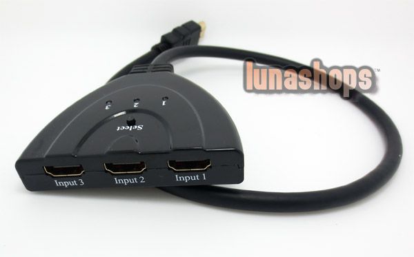 2018 hdmi switch switcher splitter 3 port hub select triangle 1080p hdmi switch that works with ps4