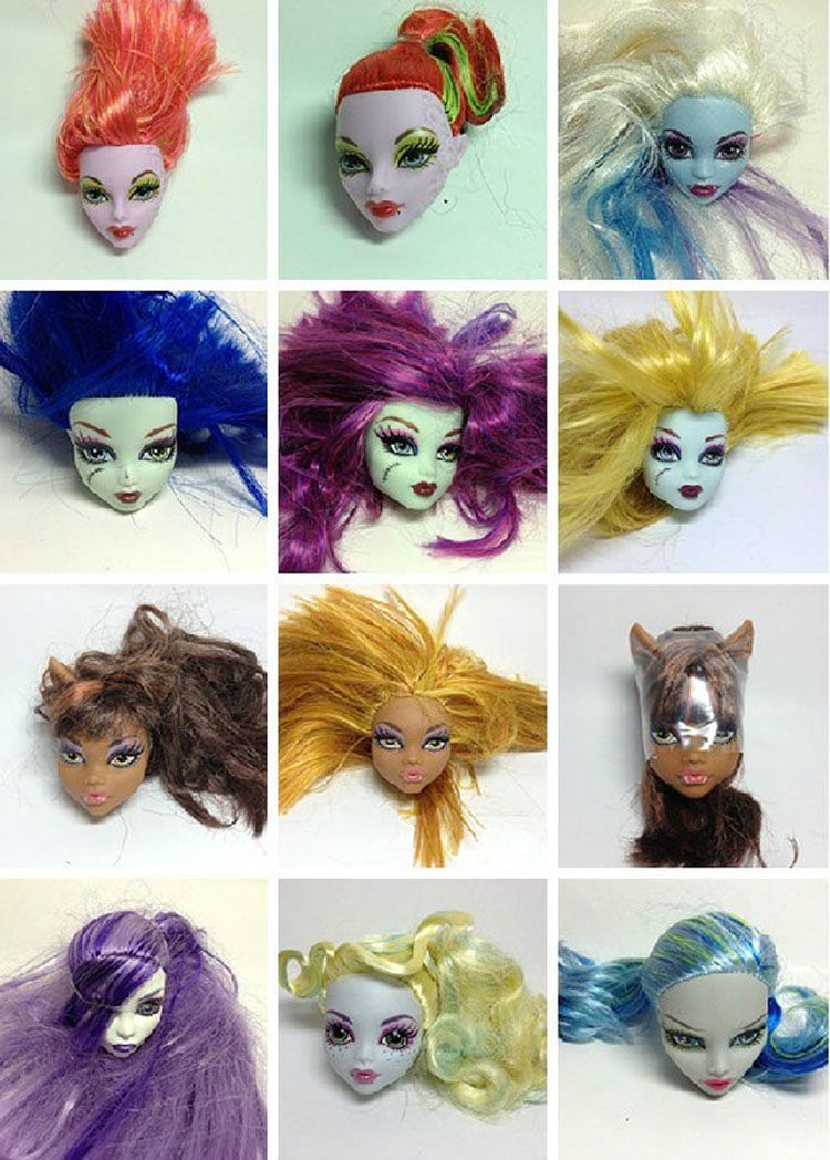 Dolls Parts Monster High Heads Doll Head Toy Christmas Xmas Accessories