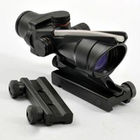 Wholesale Trijicon Hunting Scope ACOG X32 Tactical Red Dot Sight Real RED Fiber Optic Riflescope with Picatinny Rail