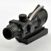 Trijicon Jakt Scope Acog 1x32 Tactical Red Dot Sight Real Red Fiber Optic Riflescope med Picatinny Rail