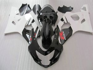 S6492 Black White Fairing Kit för 2004 2005 GSXR 600 750 K4 GSXR600 GSXR750 04 05 GSX R600 R750