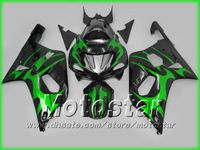Wholesale Green black fairing kit for SUZUKI GSXR K1 GSXR600 GSX R750 body GSX R600