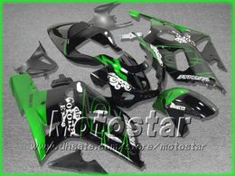 Free shipping Black green fairing kit for suzuki GSXR 600 750 K1 2001 2002 2003 GSXR600 GSXR750 01 02 03 GSX-R600 R750