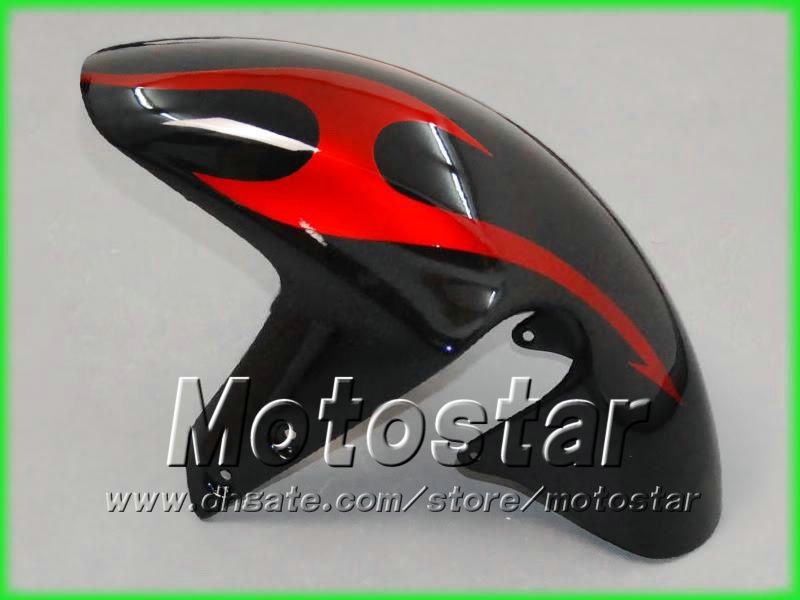 Red flame ABS fairing kit for SUZUKI GSXR 600 750 K1 GSXR600 GSXR750 01 02 03 R600 R750 2001 2002 2003 body fairings