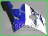 Blue White Fairings Bodywork Kit för Suzuki 2004 2005 GSXR 600 750 K4 GSXR600 GSXR750 04 05 R600 R750 Kroppsreparation ABS Fairings