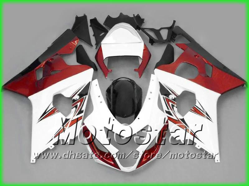

hot selling fairing bodywork kit FOR SUZUKI GSXR 600 750 K4 2004 2005 GSXR600 GSXR750 04-05 R600 R750 fairings, Same as picture
