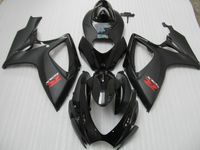 Wholesale 100 Hi grade injection molding ABS Motorcycle racing fairings for Suzuki GSX R600 fairing kit K6 Matt glossy black
