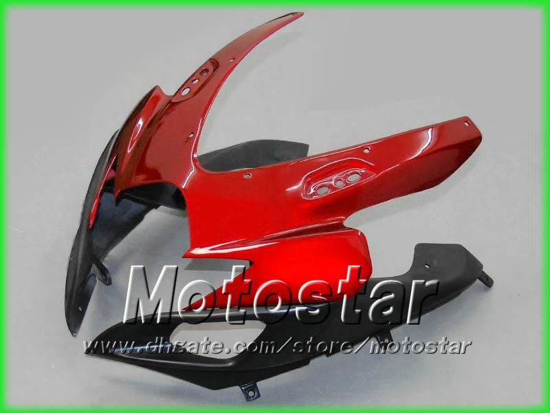 100 ٪ FIT injeciton jolding Black +Red Fairing Body Kit لـ GSXR 600 750 K6 GSXR600 GSXR750 06 07 R600 R750 2006 +