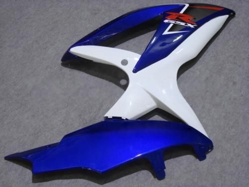 Kit carénage ABS bleu blanc pour Suzuki GSXR 600 750 2008 2009 K8 GSXR600 GSXR750 08 09 10 GSX-R750 GSX-R600 jeu de carénages moto