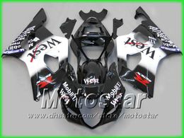 road racing black west motorcycle fairing kit for suzuki 2003 2004 gsxr1000 k3 gsxr1000 gsxr 1000 03 04 full motorcycle fairings