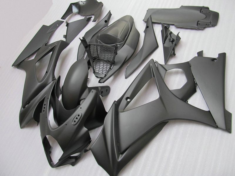 Все набор матового черного обтекателя для GSX-R1000 K7 GSXR1000 2007 2008 GSXR 1000 07 08 +ВИНДЕ