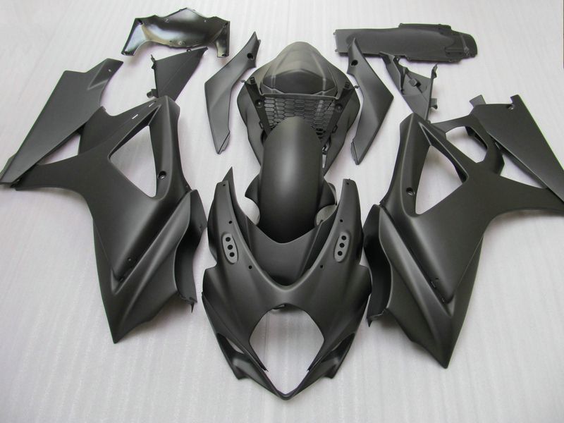 

All Matte black fairing kit FOR GSX-R1000 K7 GSXR1000 2007 2008 GSXR 1000 07 08 +windscreen