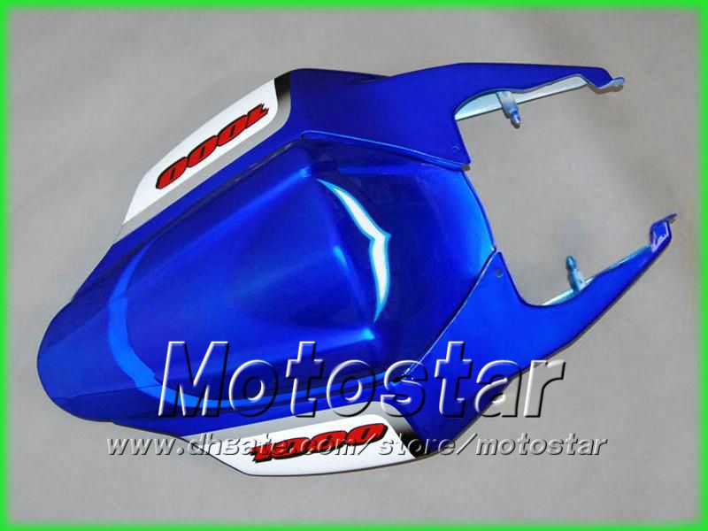 Blau-weiße ALSARE ABS-Karosserieverkleidung für Suzuki GSX-R1000 K7 GSXR1000 2007 2008 GSXR 1000 07 08 Karosserieverkleidungen