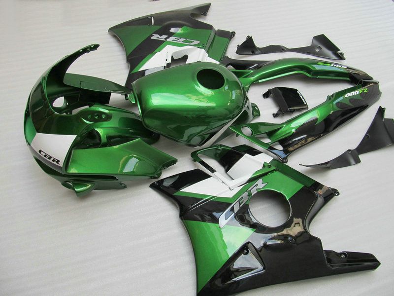 High quality Fairing kit for Honda CBR60O F2 91 92 93 94 green black white fairings set CBR600 F2 1991-1994 OY16