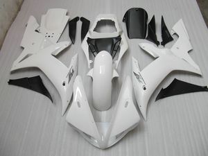 Vit motorcykelkropp för YZF R1 2002 2003 YZFR1 02 03 YZF-R1 Full Fairing Kit + Windshield