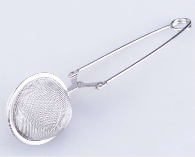 4.5cm Rostfritt stålhandtag Tea Mesh Ball Diameter Bekväm filter Stabil Tea Strainer Stark Tea Infuser Hög kvalitet