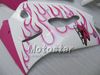 Roze vlammen kuip voor suzuki GSXR600 GSXR750 1996-2000 GSXR 600 750 96 97 98 99 00 GSX-R750 GSX-R600 SRAD stroomlijnkappen