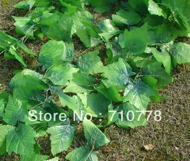 2.5M 60pcs foglie di vite artificiali piante di vite foglie di vite decorazione rattan