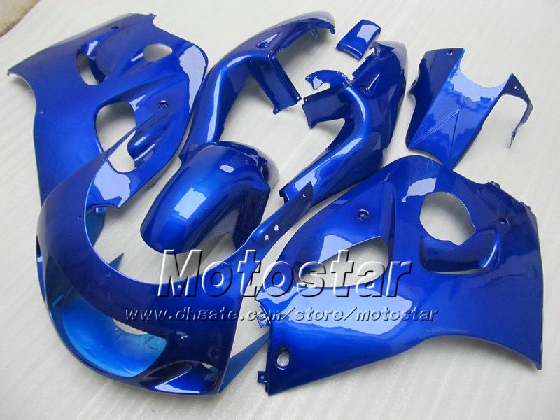 Pure Blue Kuip VOOR SUZUKI GSXR600 SRAD stroomlijnkappen GSXR750 GSXR 600 750 1996 1997 1998 1999 2000 GSX-R 96 97 99 00 stroomlijnkappen